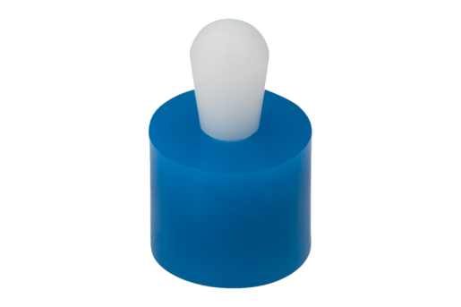 Pressori laterali a molla con molla in plastica, puntale in POM