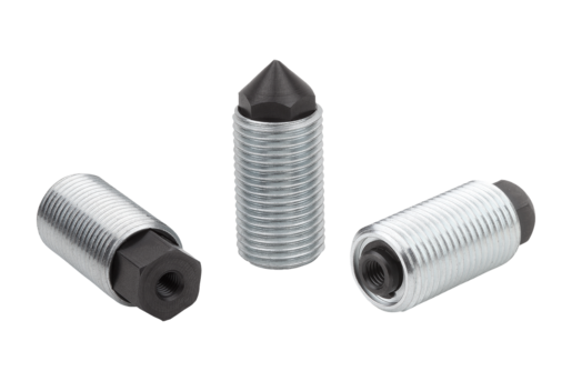 Pressori e tenditori elasticicon spina antitorsione
