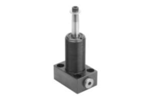 Schwenkspanner hydraulisch kompakt, doppelt / einfach wirkend mit Federrückstellung, Form B, Flansch unten