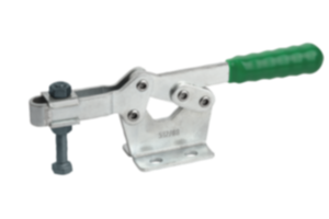 Schnellspanner horizontal mit waagrechtem Fuß