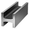H-Profile Grauguss und Aluminium