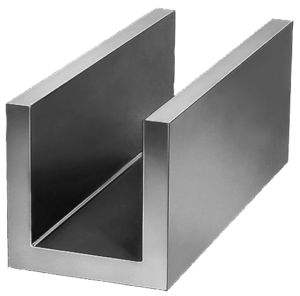 U-Profile allseitig bearbeitet Grauguss und Aluminium