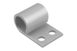 Schließblech Aluminium für Riegel mit Rückstellfeder