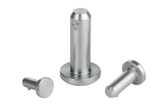 Axe de fixation avec blocage axial