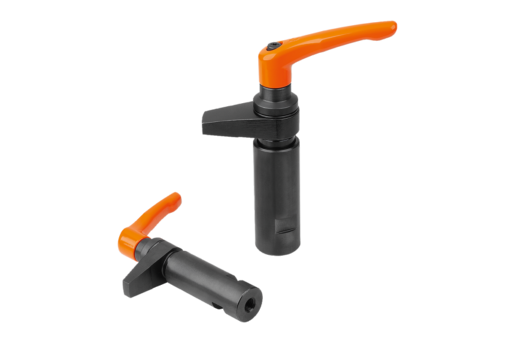 Spannhaken mit Bund und Klemmhebel mit Spannkraftverstärker
