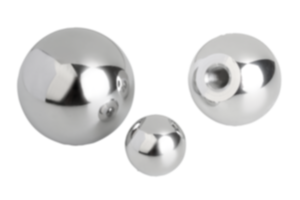 Pomelli a sfera acciaio inox o alluminio DIN 319