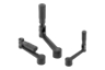 Handkurbeln Aluminium mit Zylindergriff umlegbar