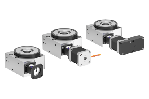 Positionier-Rundtische mit elektrischem Antrieb koaxial, hohe Belastung