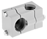 Rohrverbinder Kreuzstück Aluminium