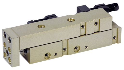 Linearmodule pneumatisch mit Schienenführung