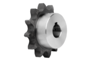 Kettenräder einfach 1“ x 17,02 mm DIN ISO 606, einbaufertig