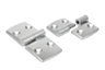 Scharniere aus Aluminium, aushängbar, links