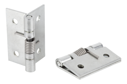 Federscharniere aus Stahl, Edelstahl oder Aluminium 50 mm