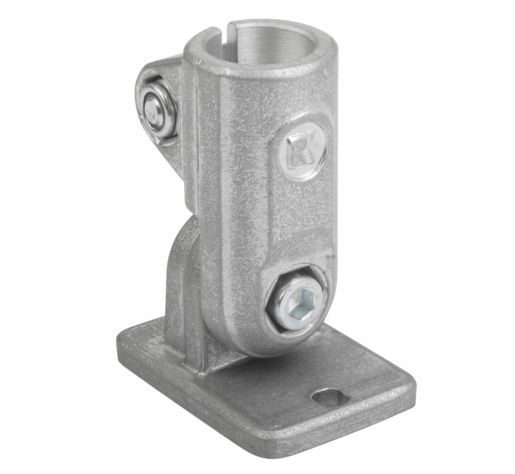 Rohrverbinder Gelenkfuß Aluminium, inch