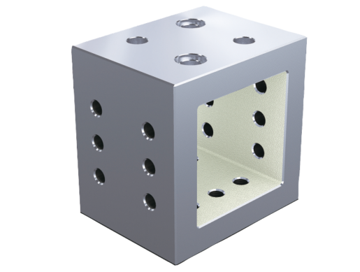 Mini staffe in ghisa grigia con fori modulari