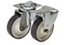 Stahlblech-Lenk- und Bockrollen Standard-Ausführung