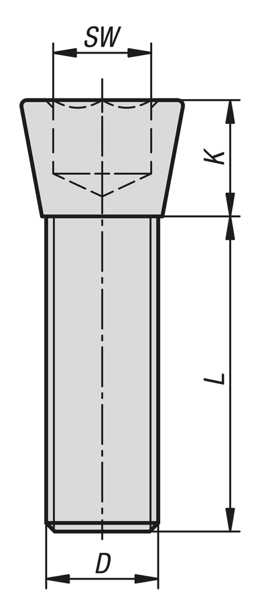 Ersatzschrauben für Spanndorne
