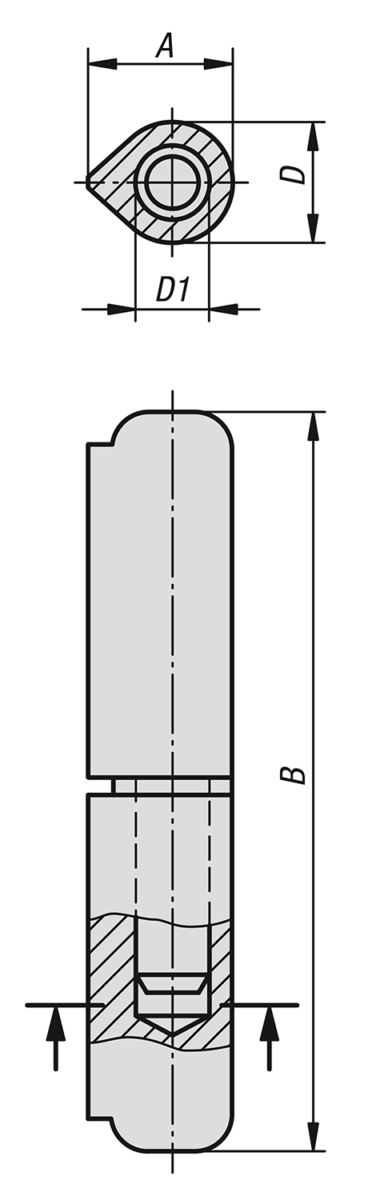 Scharniere aus Edelstahl schweißbar