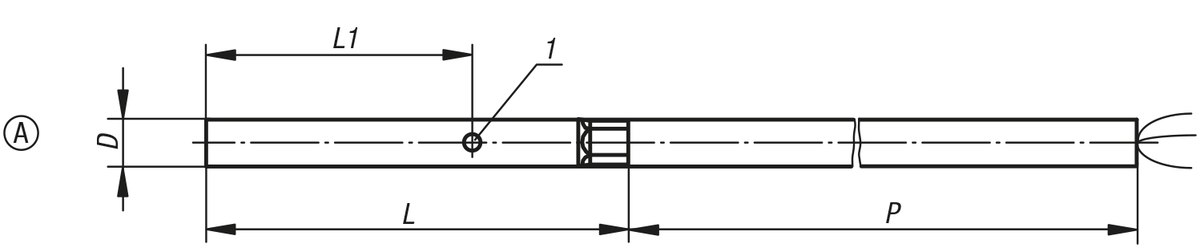Induktiver Näherungsschalter Form A