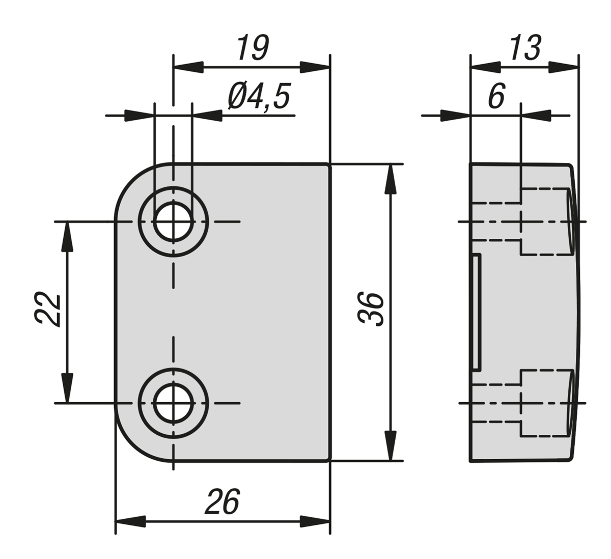 Betätiger für Sicherheitsschalter magnetisch codiert